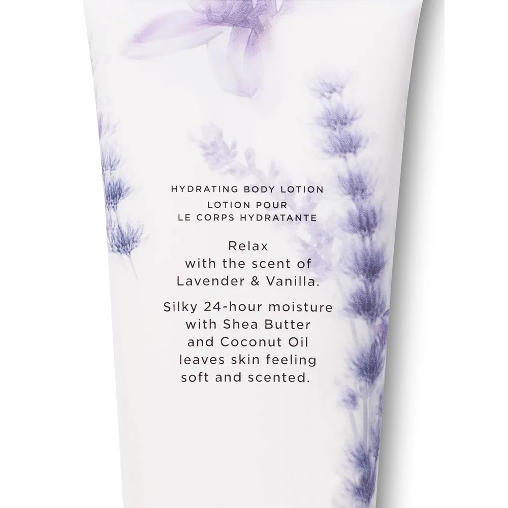 BODY LOTION LAVENDER & VANILLA VICTORIA SECRET MUJER 8 OZ / 236 ML
