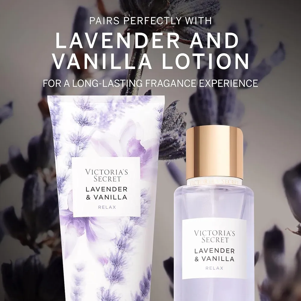 BODY LOTION LAVENDER & VANILLA VICTORIA SECRET MUJER 8 OZ / 236 ML