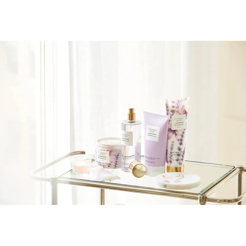 BODY LOTION LAVENDER & VANILLA VICTORIA SECRET MUJER 8 OZ / 236 ML