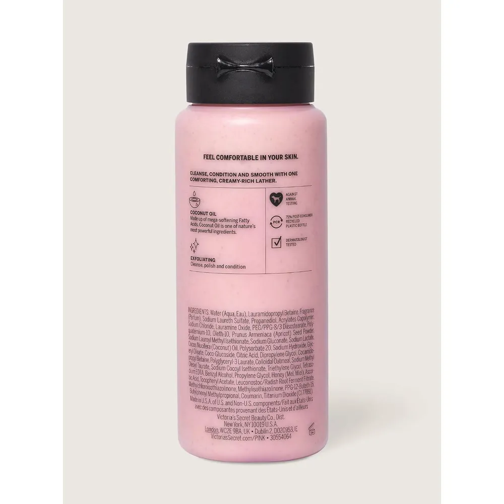 BODY COCO SCRUB WASH PINK VICTORIA SECRET MUJER 16 OZ / 473 ML
