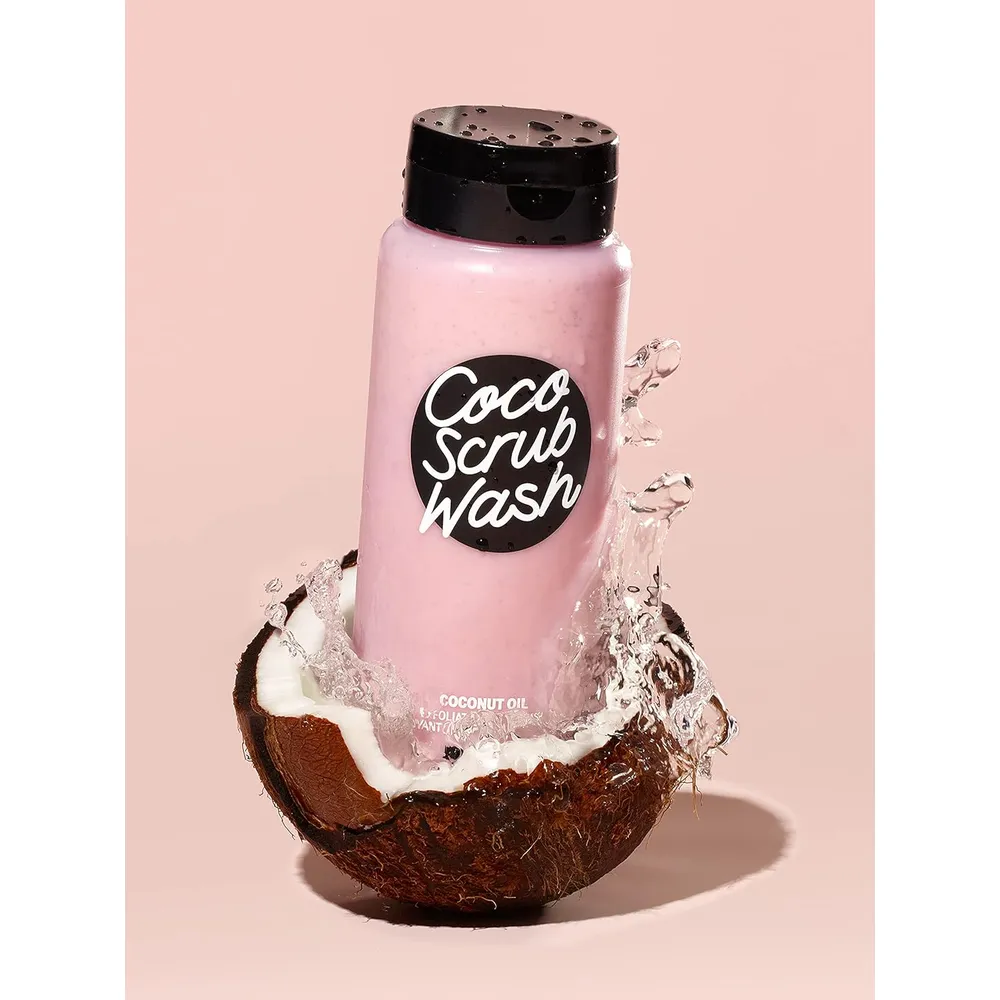 BODY COCO SCRUB WASH PINK VICTORIA SECRET MUJER 16 OZ / 473 ML