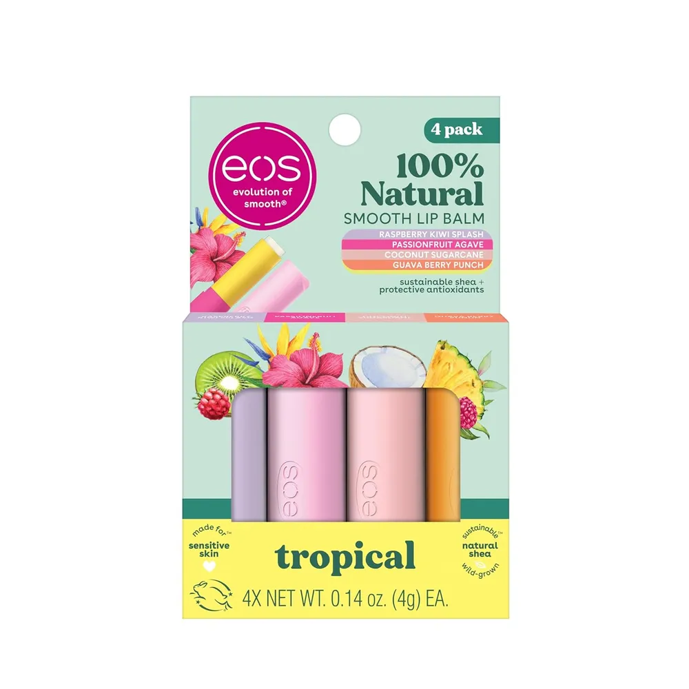 EOS set bálsamos labiales pack 4 | 4 ml