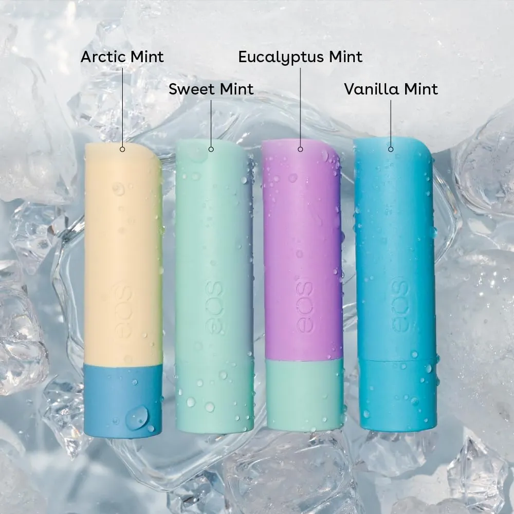 EOS set variado bálsamos labiales pack 4 | 0.14 oz / 4 ml
