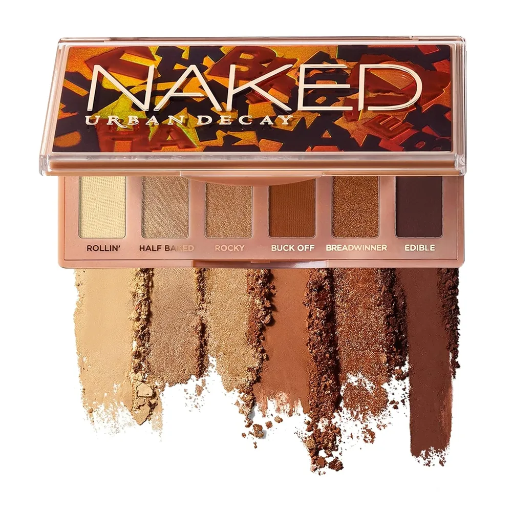 Urban Decay Naked Mini Paleta 6 Sombras Mate Shimmer Metálico | Mini Naked - medio horneado