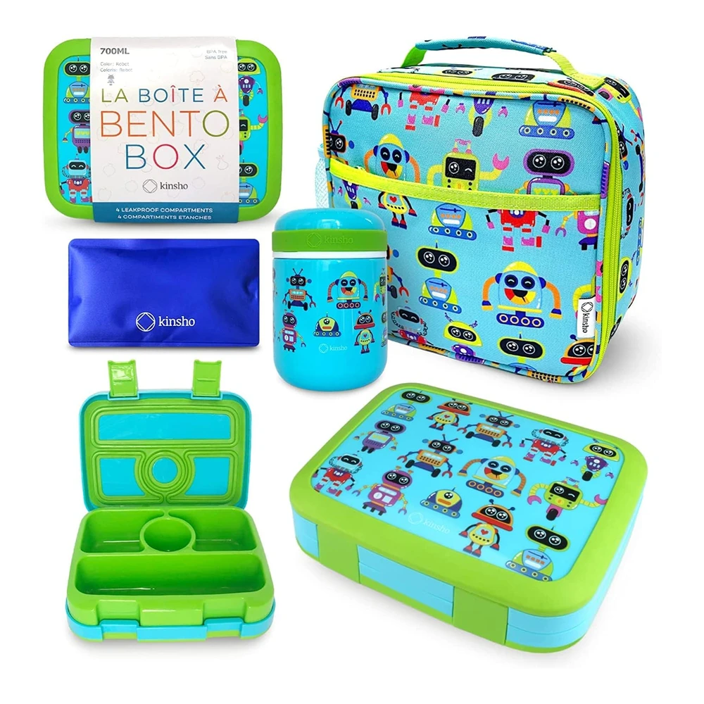 Lonchera Bento para niños con Tarro de Alimentos Térmico para Sopa O Alimentos Calientes
