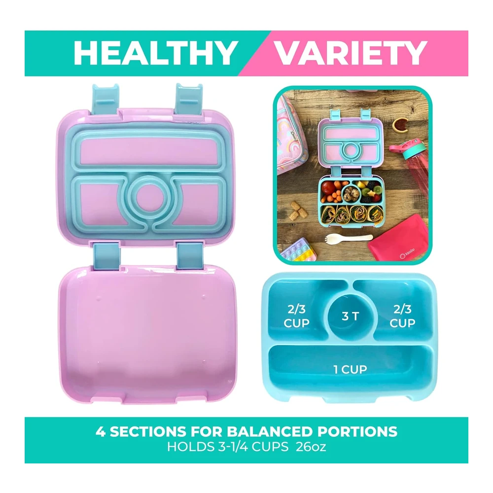 Juego de Lonchera Bento - Bolso de Aislamiento - Botella de Agua y Bolsa de Hielo