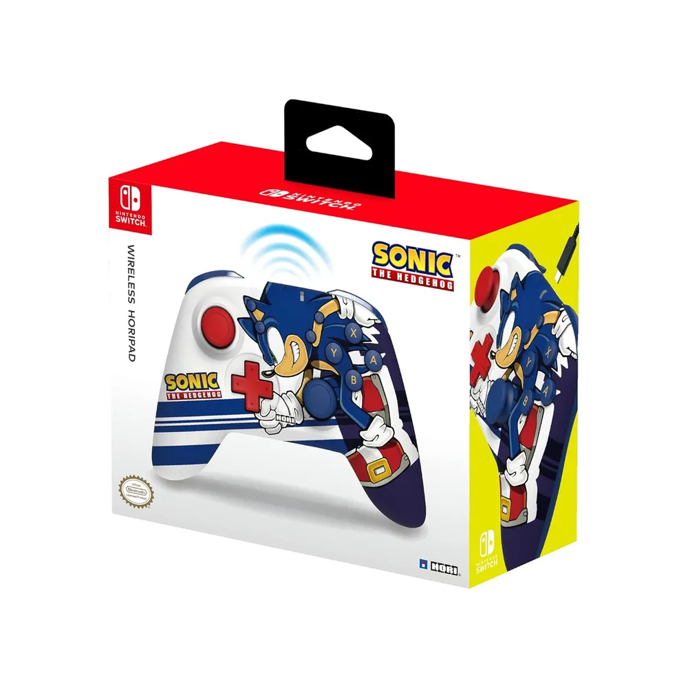 Mando HoriPad Wireless Pro Sonic - Licenciado por Nintendo