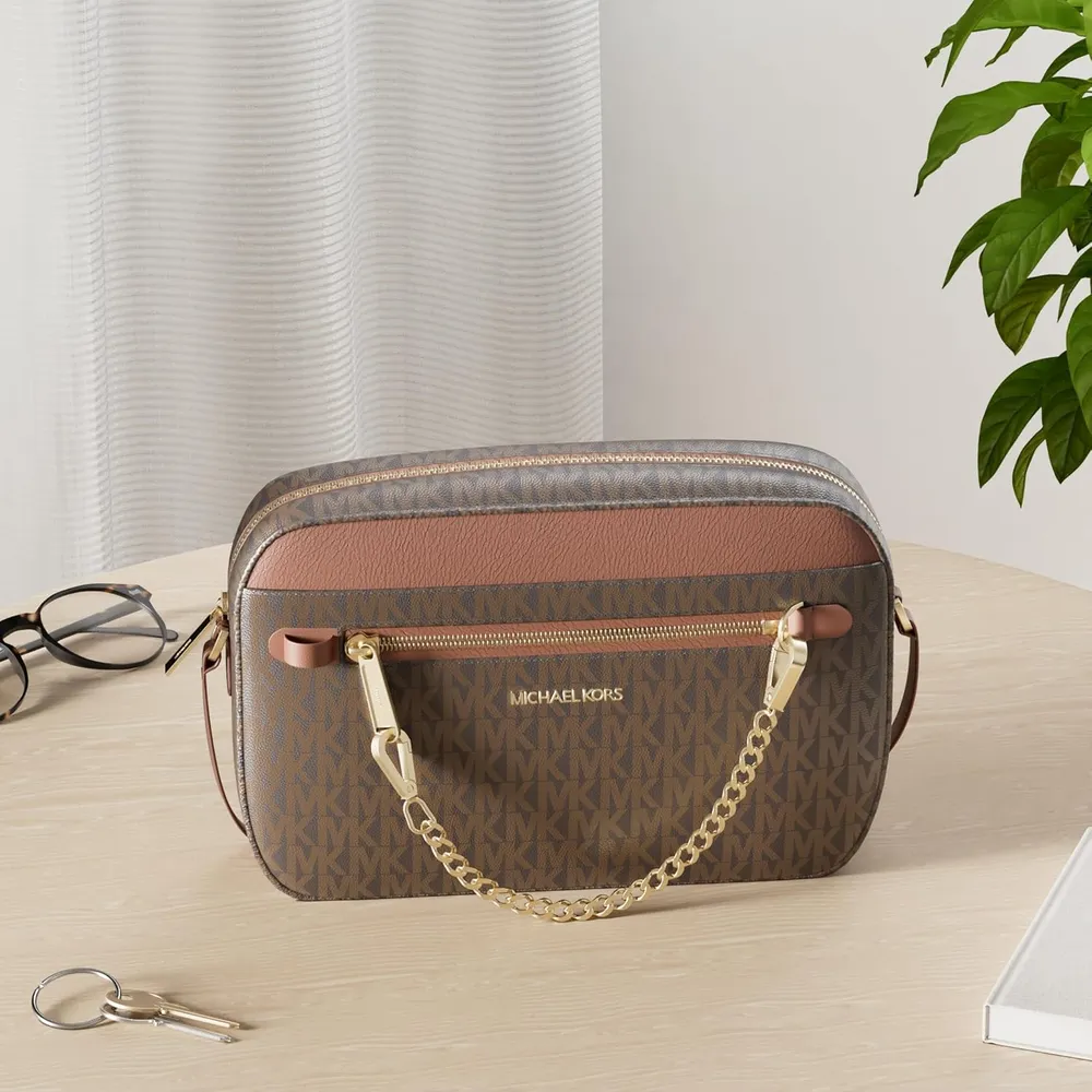 Michael Kors | Bolso East West Marrón con Cadena