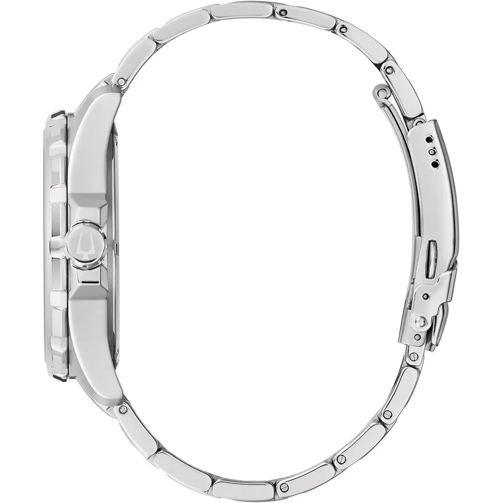 Bulova reloj Marine Star de hombre serie B acero esfera con efecto rayos de sol | Plata