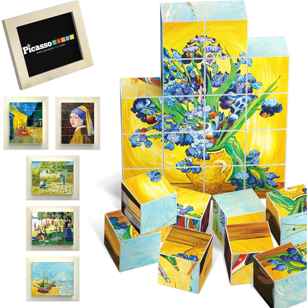 CUBOS MAGNÉTICOS PINTURAS FAMOSAS PICASSOTILES