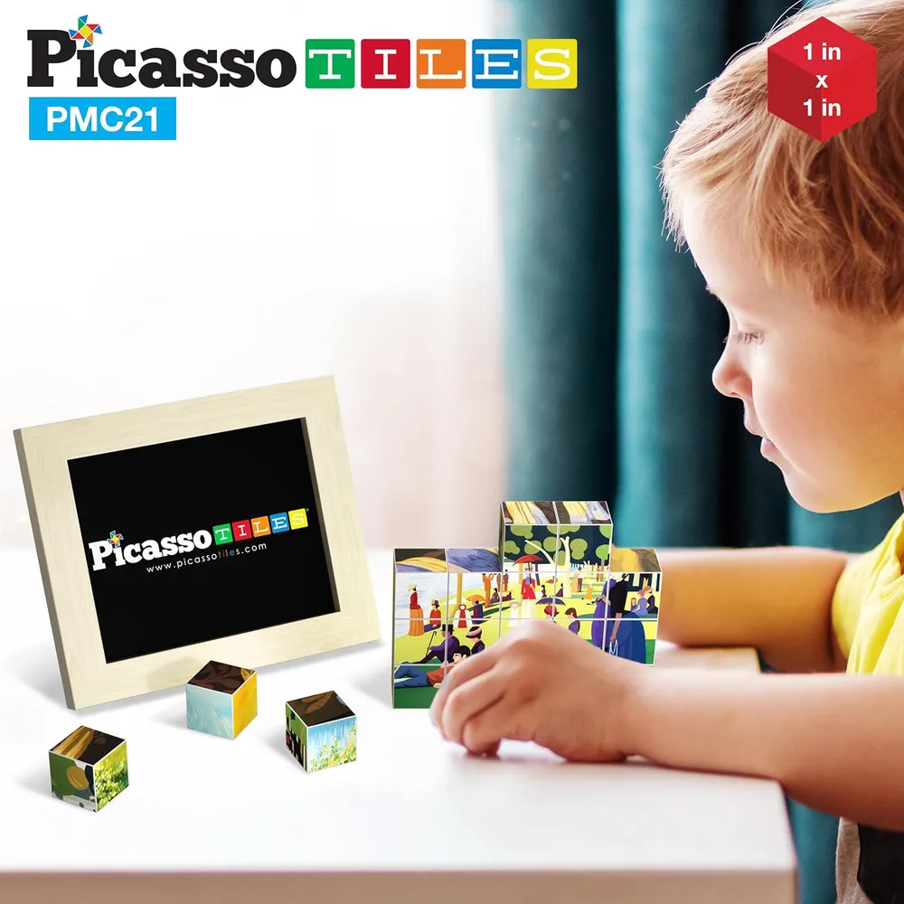 CUBOS MAGNÉTICOS PINTURAS FAMOSAS PICASSOTILES