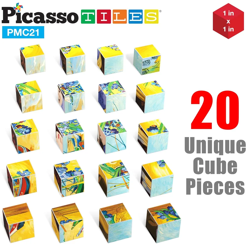 CUBOS MAGNÉTICOS PINTURAS FAMOSAS PICASSOTILES