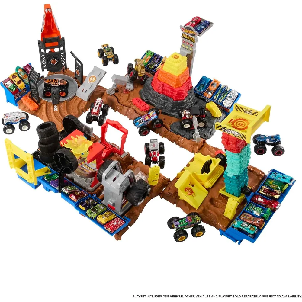 HOT WHEELS PISTA MONSTER TRUCKS ARENA SMASHERS