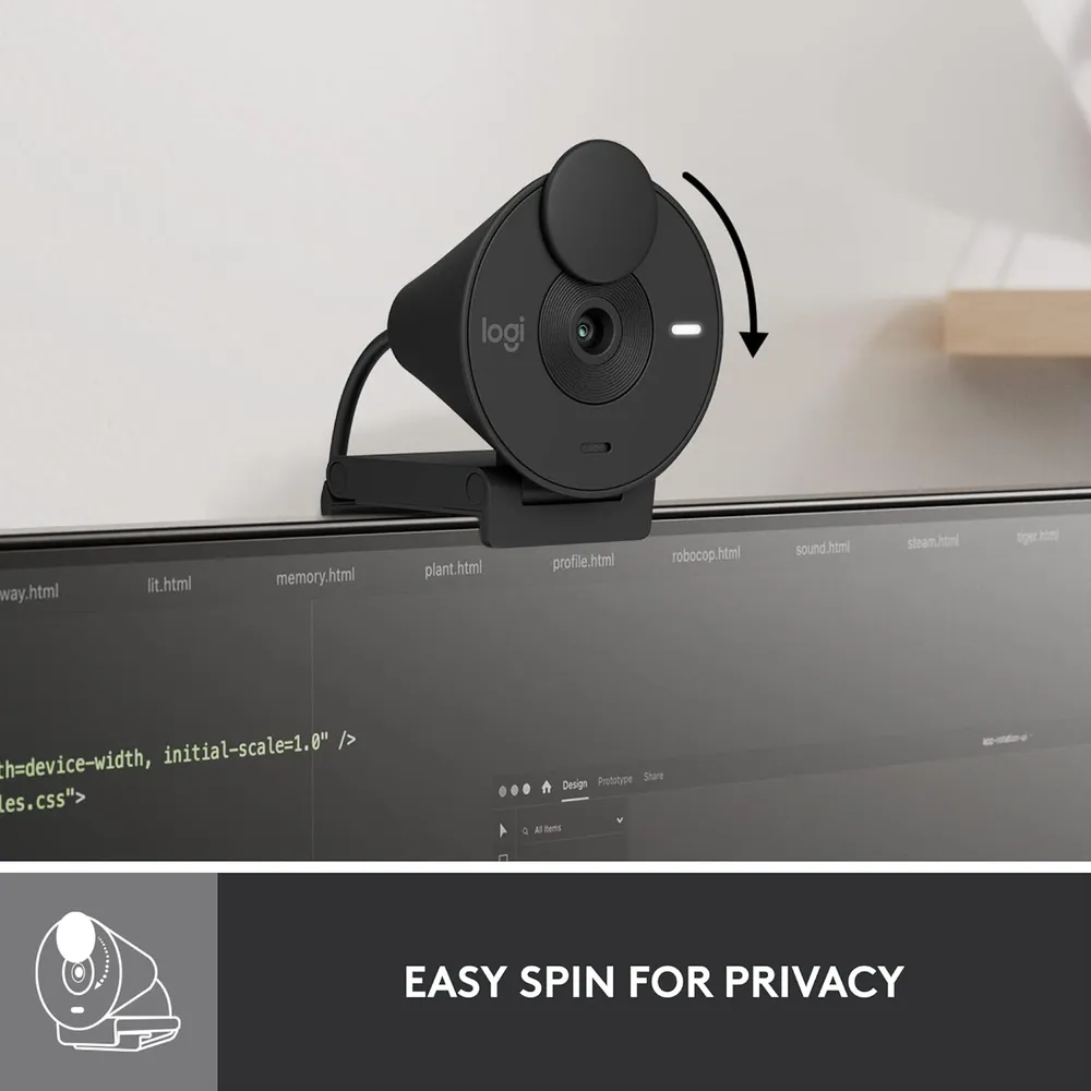 CÁMARA WEB BRIO 301 LOGITECH | NEGRO