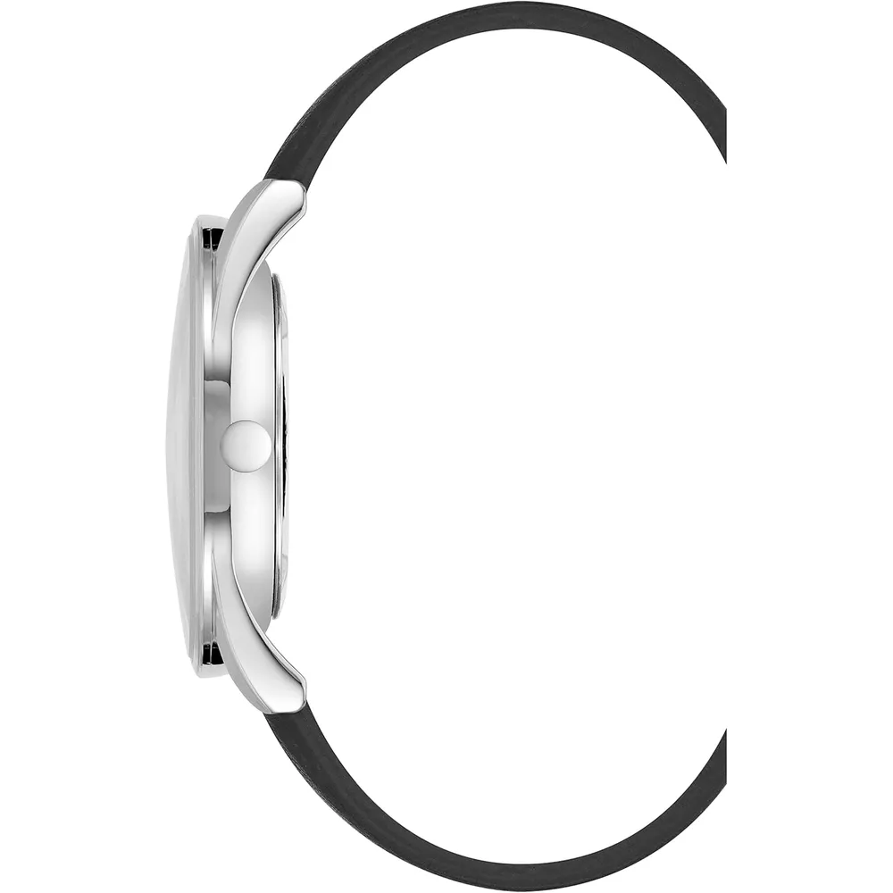 Nine West NW/1995SVBK reloj elegante con correa | 36 mm - Negro/Plata