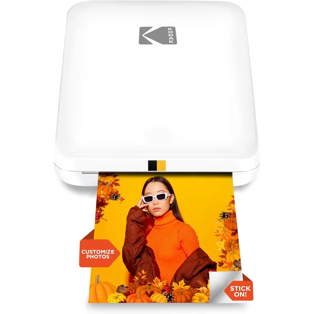 Kodak Step Slim impresora fotográfica portátil Zink Bluetooth | Blanco
