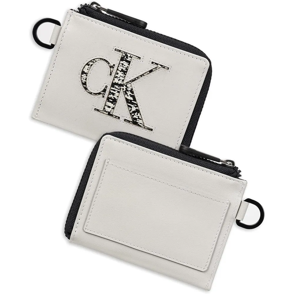 TARJETERO CALVIN KLEIN SLIM RFID GRIS HOMBRE