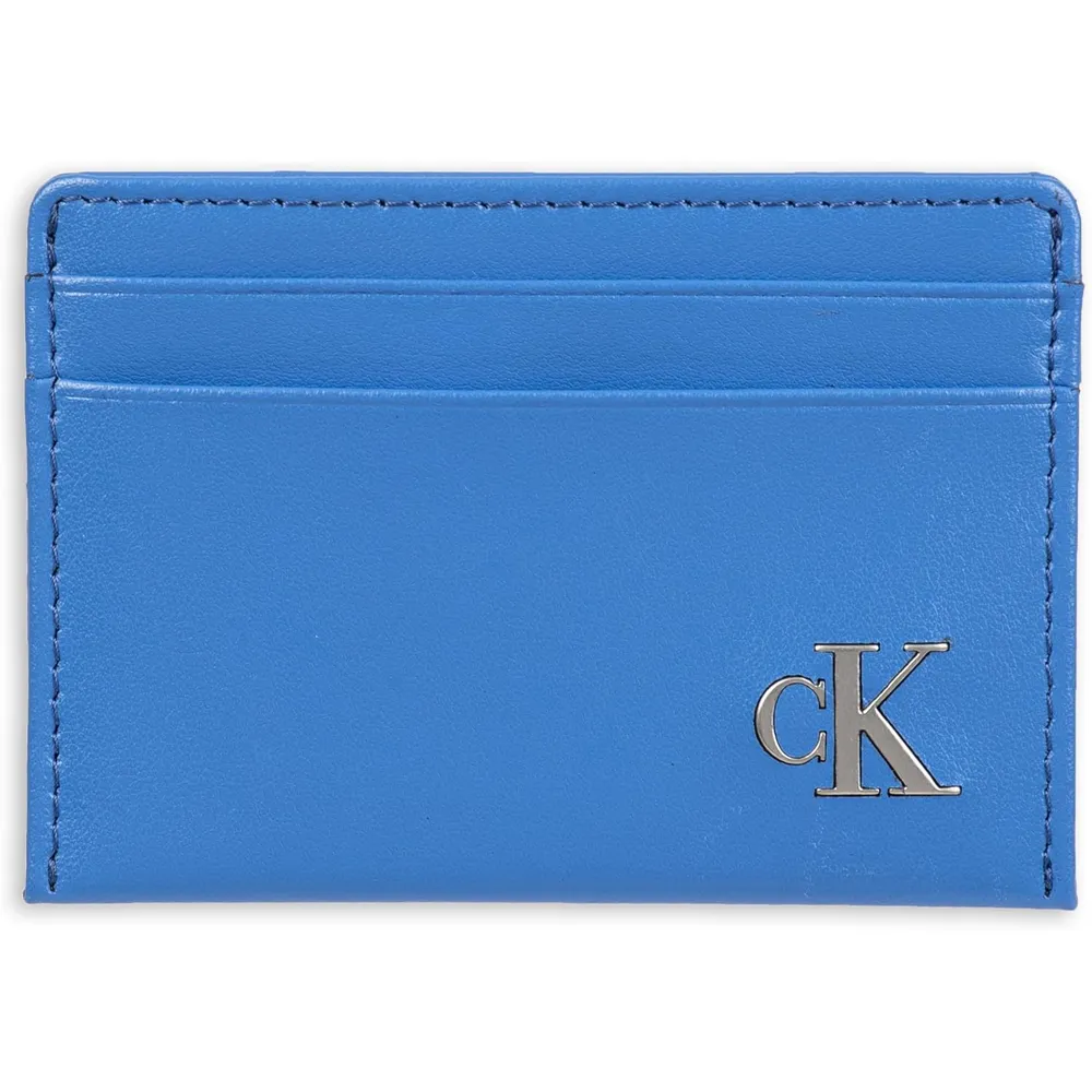 TARJETERO CALVIN KLEIN SLIM RFID AZUL HOMBRE