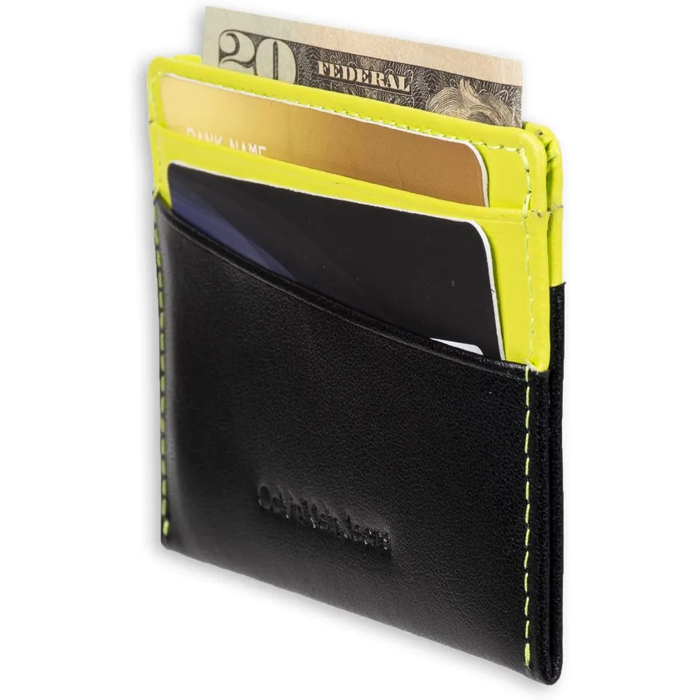 TARJETERO CALVIN KLEIN BASIL RFID AMARILLO HOMBRE
