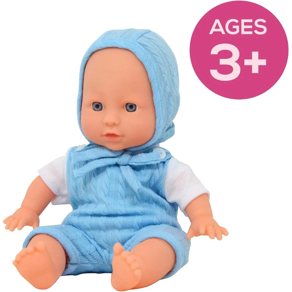 b09xfdrvhh_1_webp.webp Muñeca bebé 12"/30 cm con accesorios | Azul