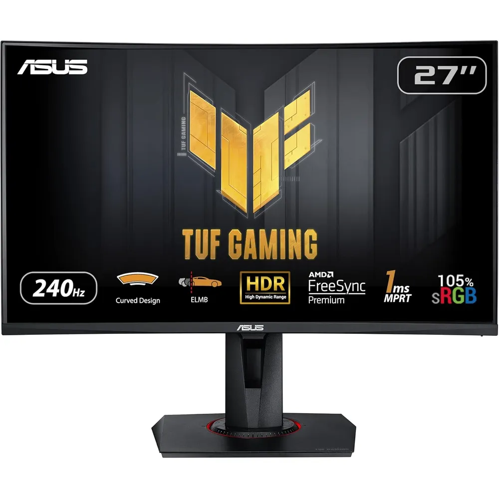 ASUS TUF Gaming VG27VQM Monitor Curvo 27" Full HD 240Hz
