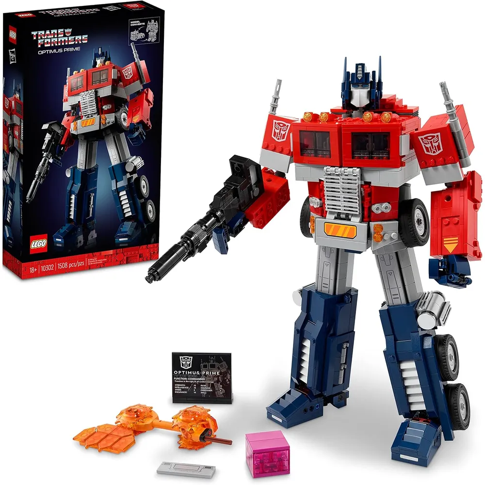 LEGO ICONS OPTIMUS PRIME TRANSFORMERS SET 2 EN 1