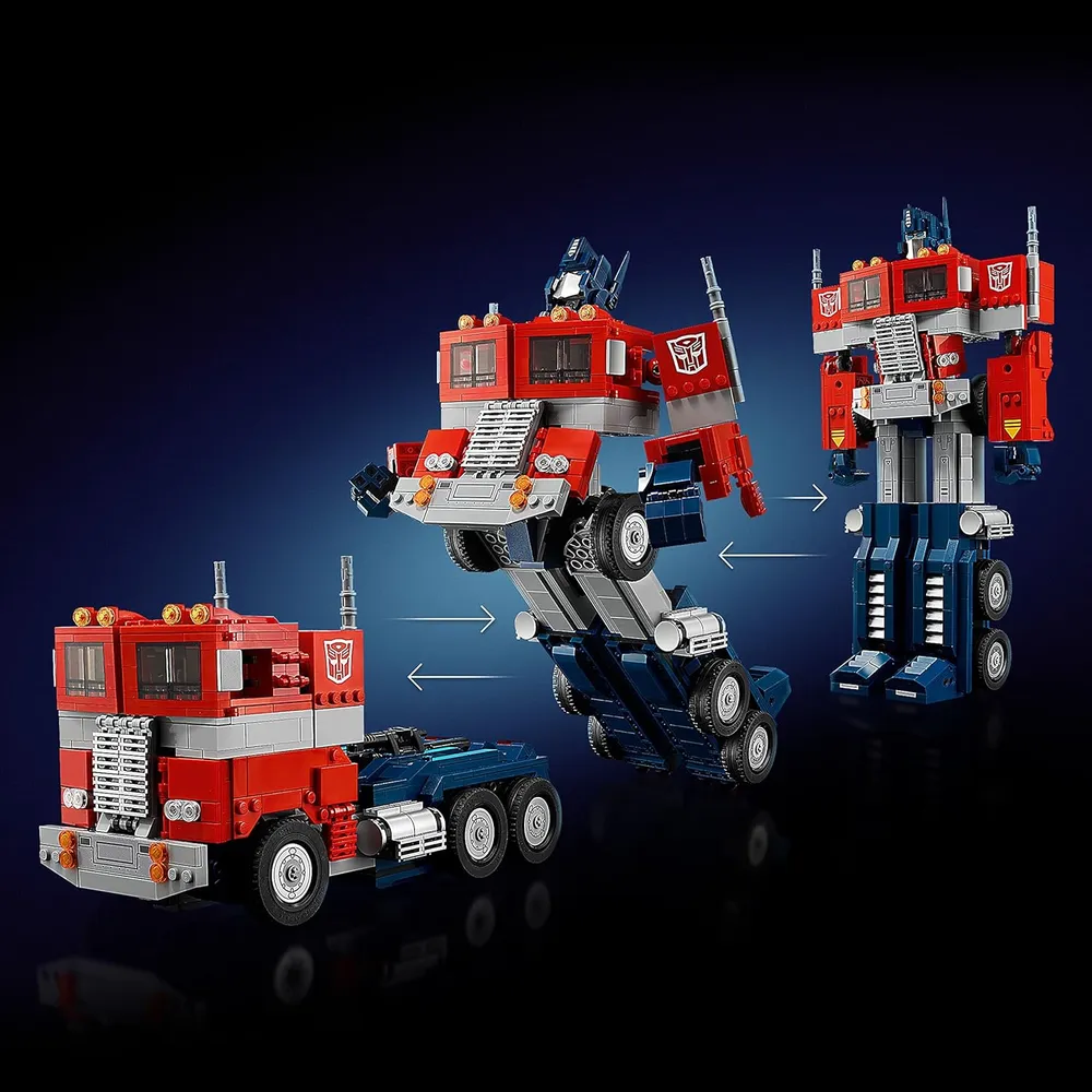 LEGO ICONS OPTIMUS PRIME TRANSFORMERS SET 2 EN 1