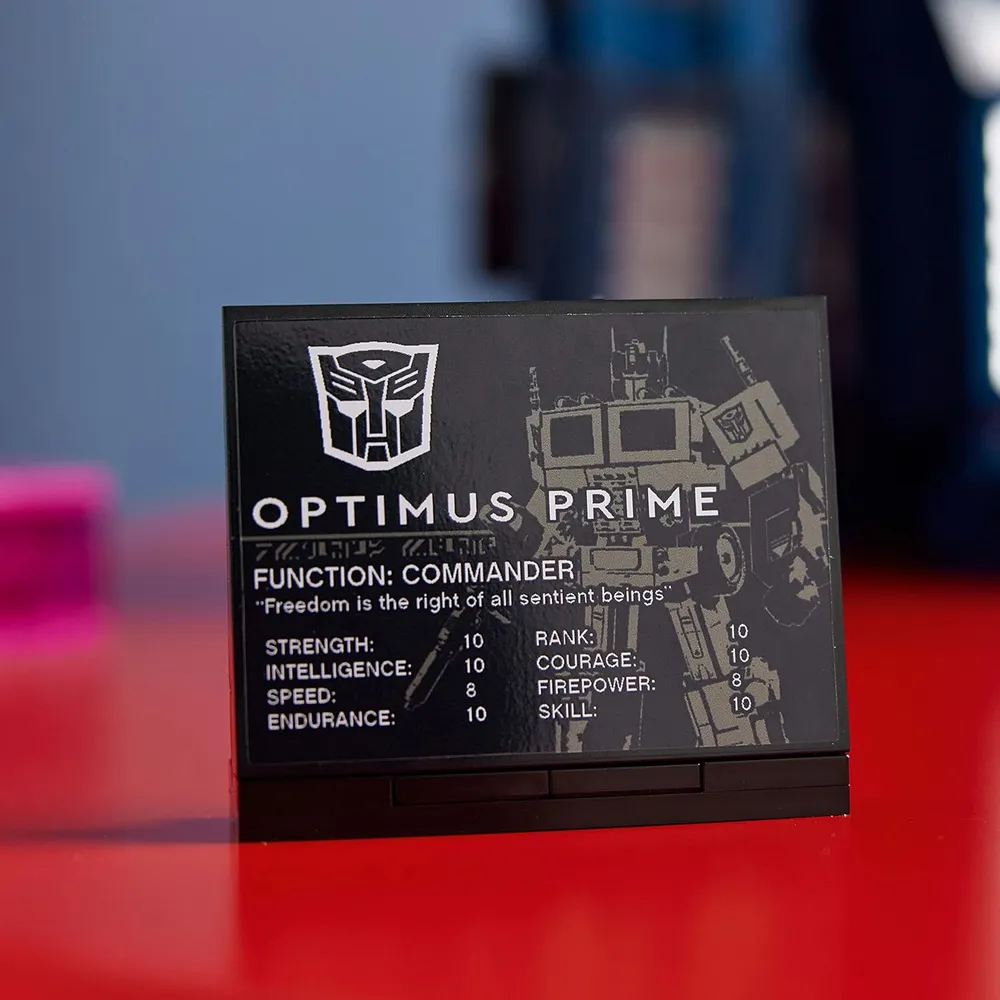 LEGO ICONS OPTIMUS PRIME TRANSFORMERS SET 2 EN 1