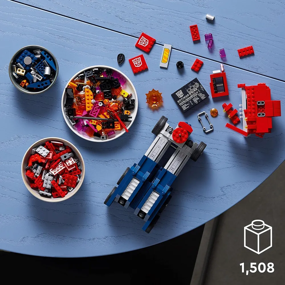 LEGO ICONS OPTIMUS PRIME TRANSFORMERS SET 2 EN 1