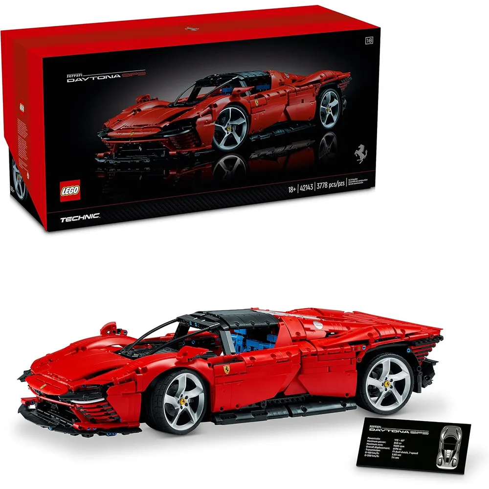 Lego Technic Ferrari Daytona SP3 coche de carreras kit de construcción avanzado