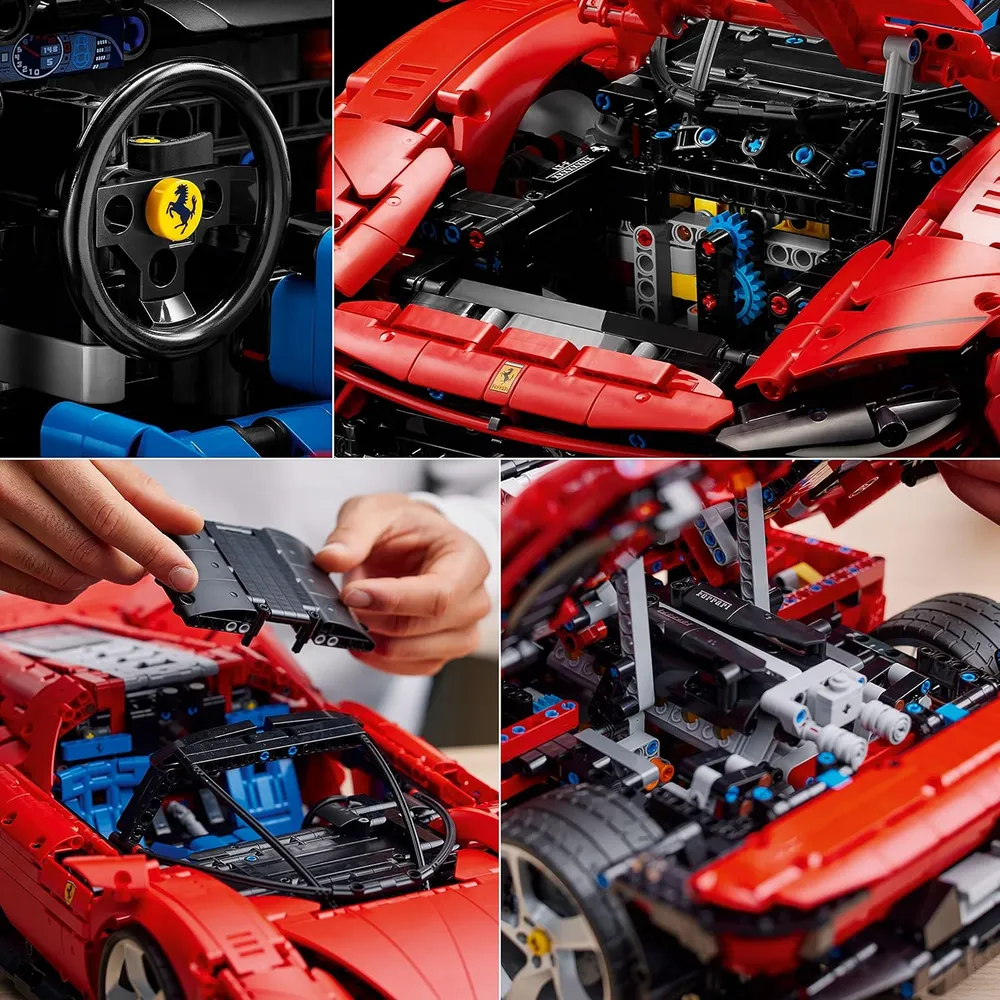 Lego Technic Ferrari Daytona SP3 coche de carreras kit de construcción avanzado