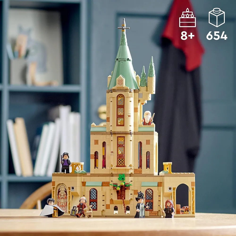 Lego Harry Potter Hogwarts despacho de Dumbledore set con sombrero y minifiguras