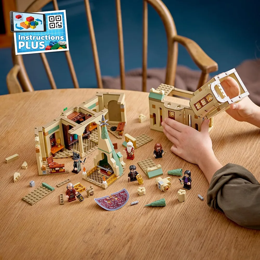 Lego Harry Potter Hogwarts despacho de Dumbledore set con sombrero y minifiguras
