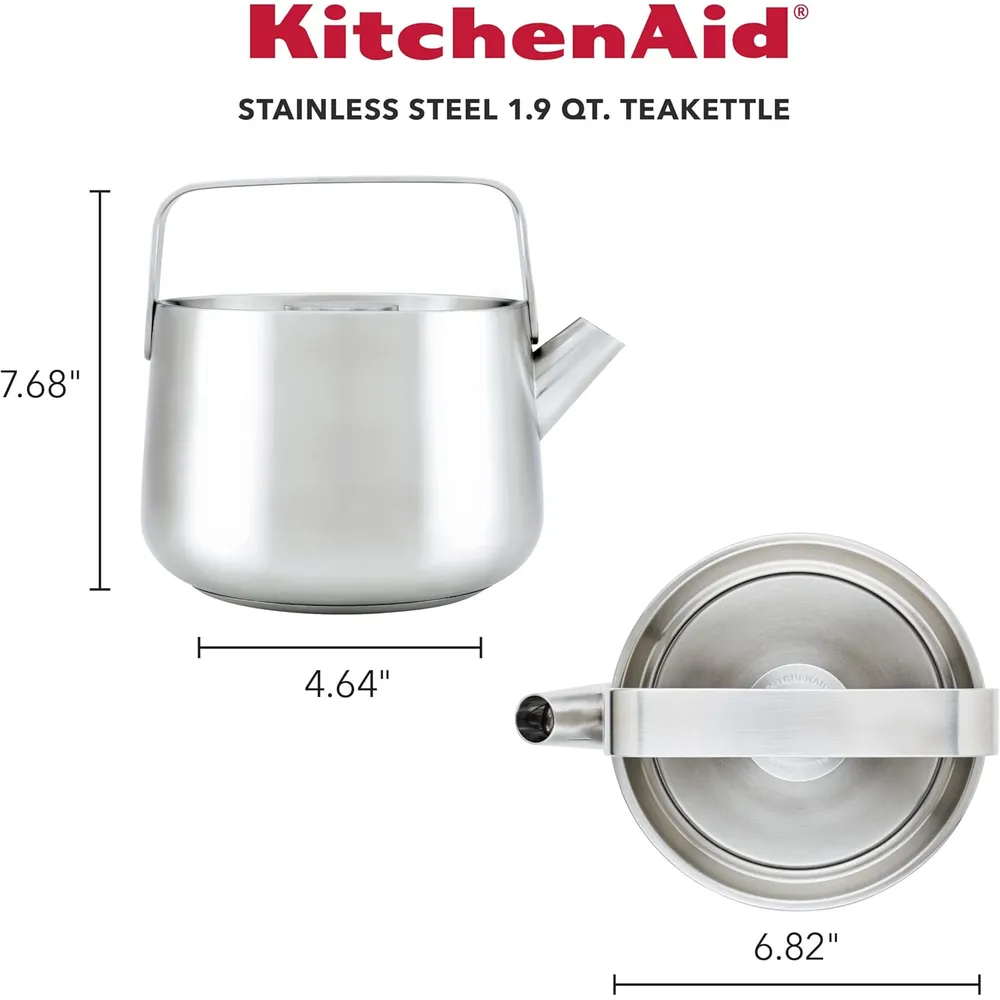 KITCHENAID, TETERA SILBANTE 1.9 QT | ACERO INOXIDABLE CEPILLADO