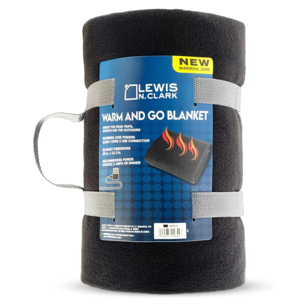 Manta Con Calefaccion USB Warm and Go Negro