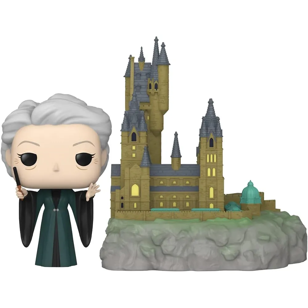 Funko Pop | Town Harry Potter Cámara Secreta con Minerva McGonagall y Hogwarts