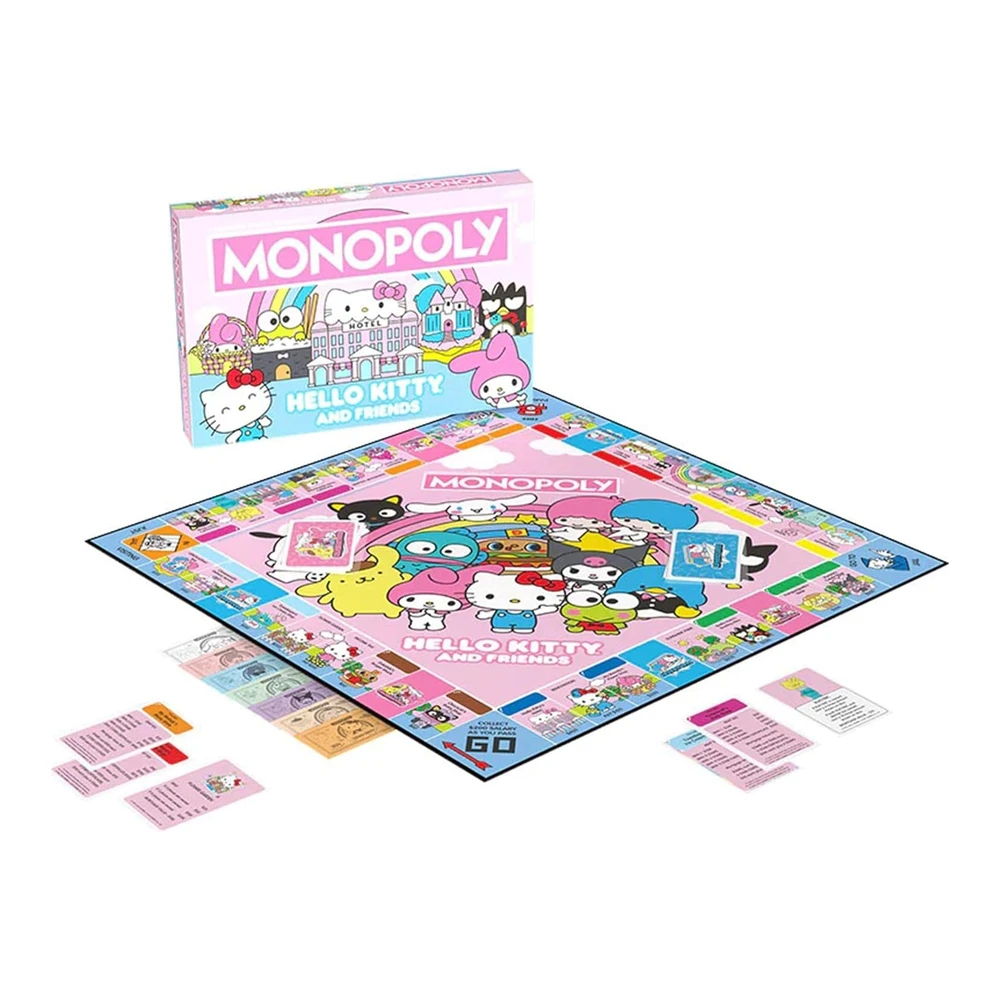 MONOPOLIO HELLO KITTY Y SUS AMIGOS 6 JUGADORES