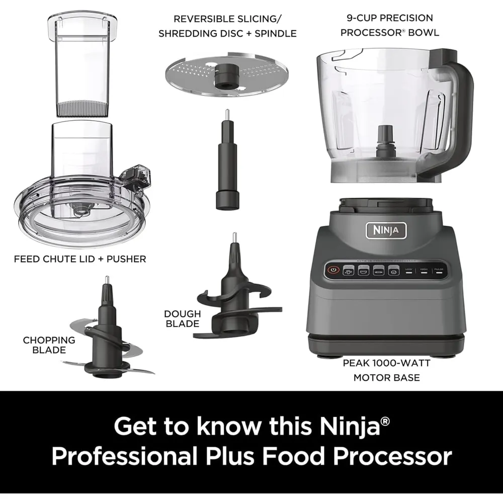 NINJA PROCESADOR PROFESSIONAL PLUS BN600 72 OZ / 2.13 L | PLATEADO