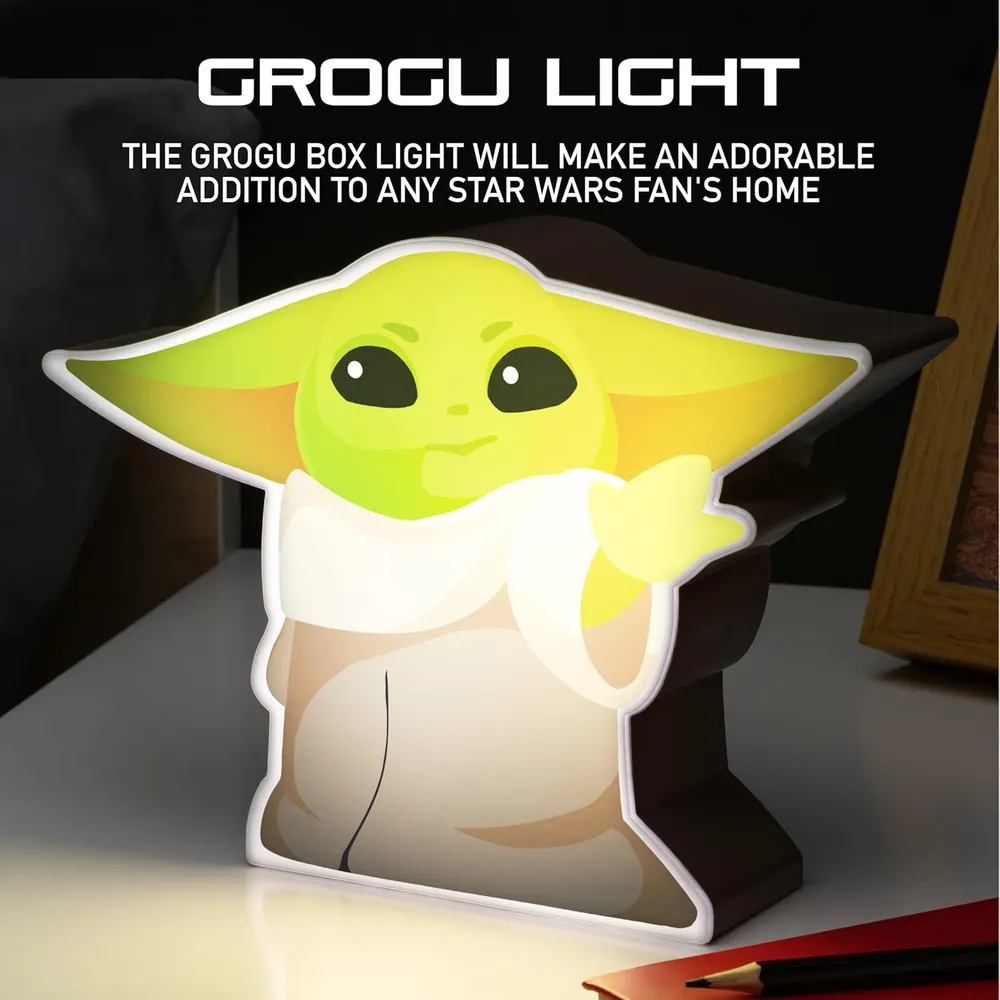 Paladone Star Wars Mandalorian Grogu, lámpara escritorio oficial