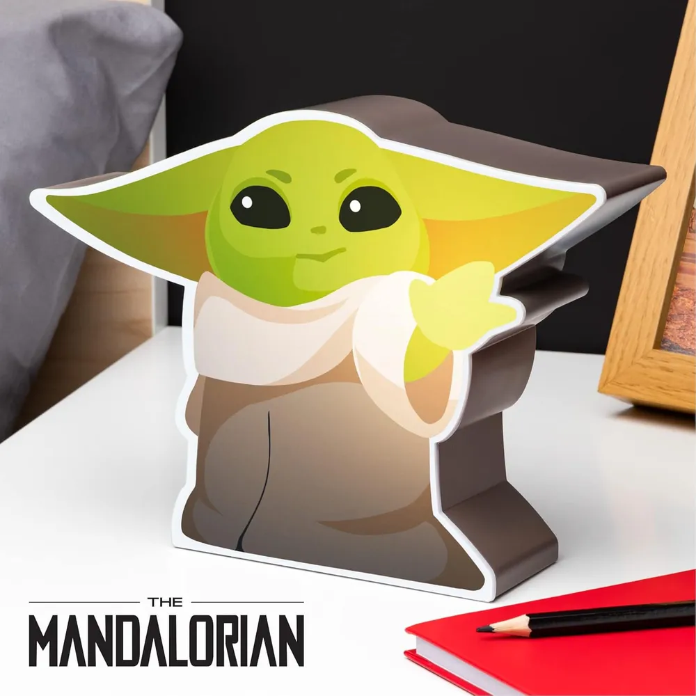 Paladone Star Wars Mandalorian Grogu, lámpara escritorio oficial
