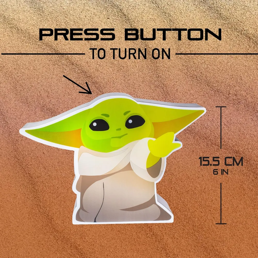 Paladone Star Wars Mandalorian Grogu, lámpara escritorio oficial