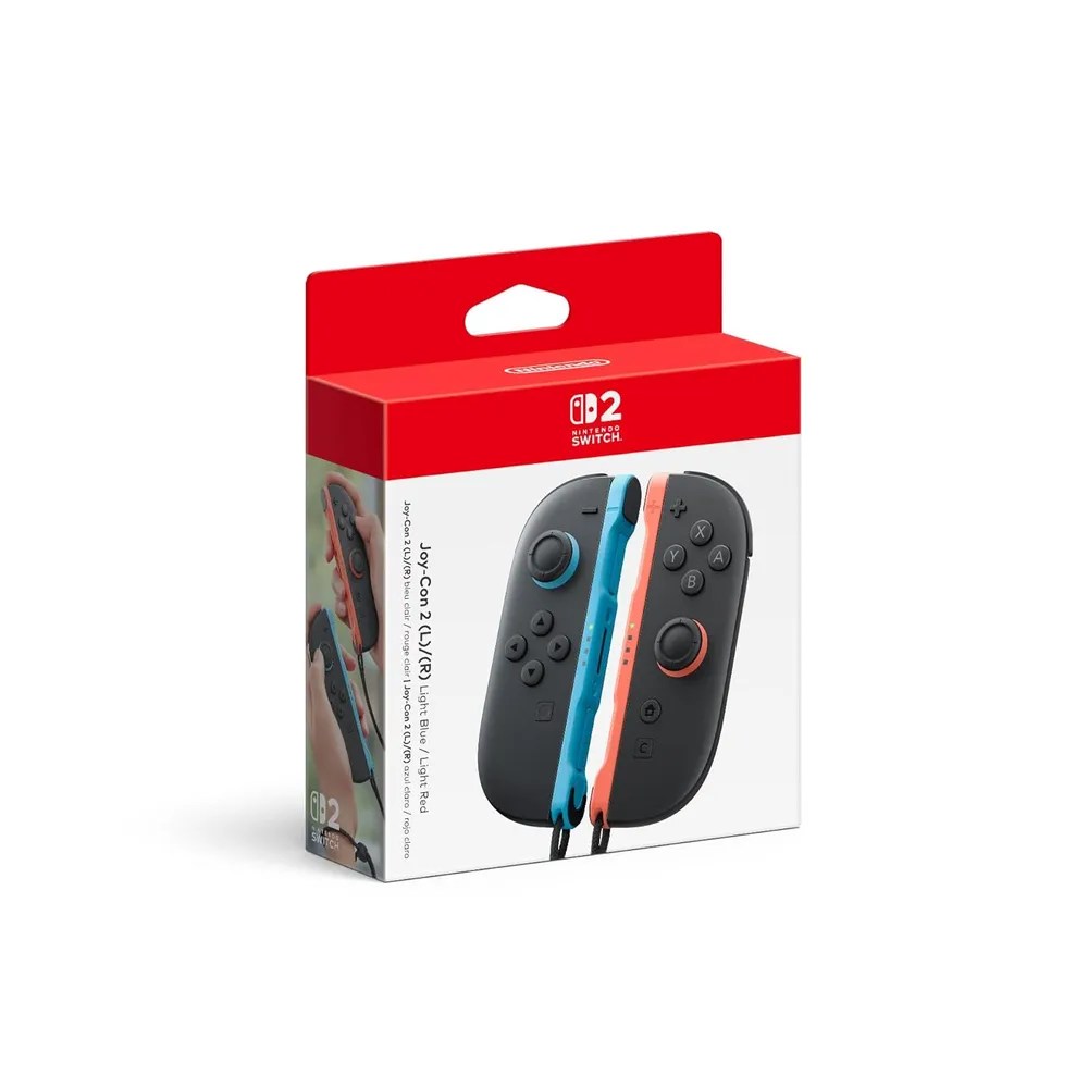 NINTENDO Joy-Con 2 (Izquierdo/Derecho) Para Nintendo Switch 2 | Azul y Rojo Claro