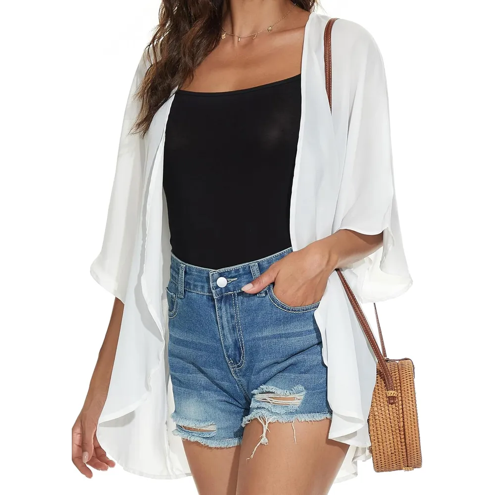 BLUSA KIMONO MUJER CHICGAL | BLANCO
