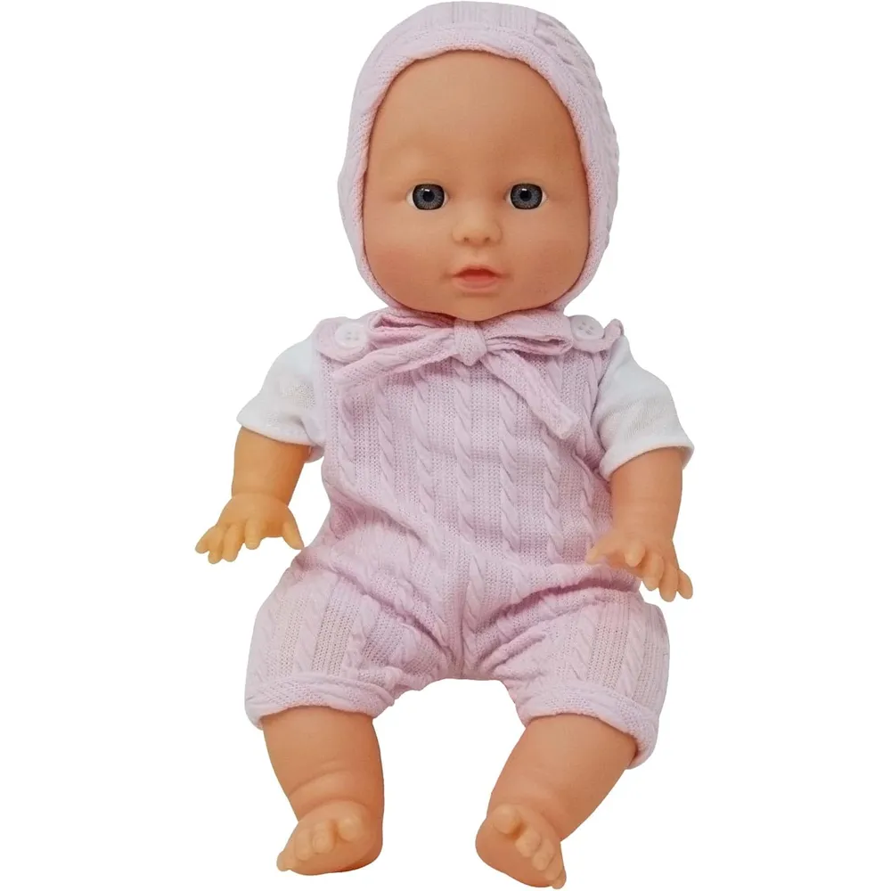 Muñeca bebé 12"/30 cm con accesorios | Rosado