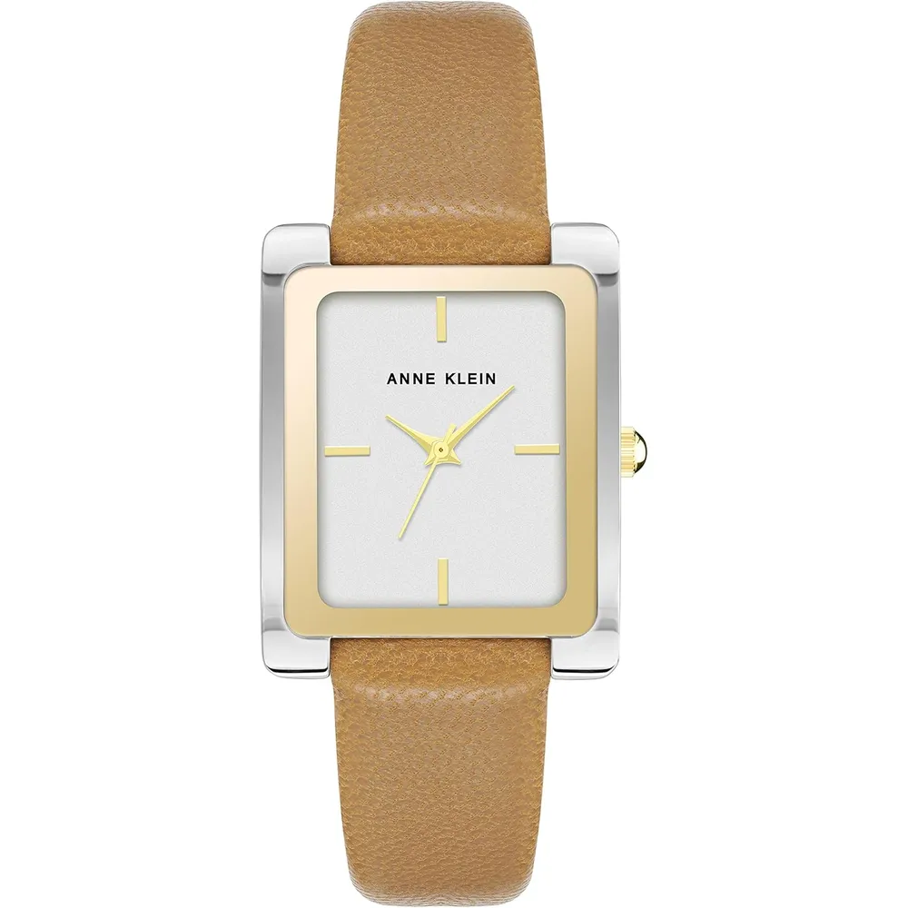 Anne Klein AK/2707TTTN reloj para dama | 28 mm - Bronceado/Plateado/Dorado