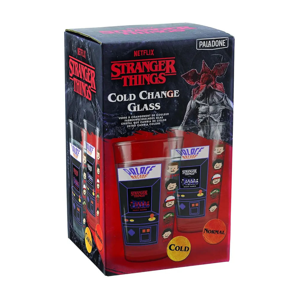 Paladone Stranger Things Palace Arcade, vaso cambia color oficial