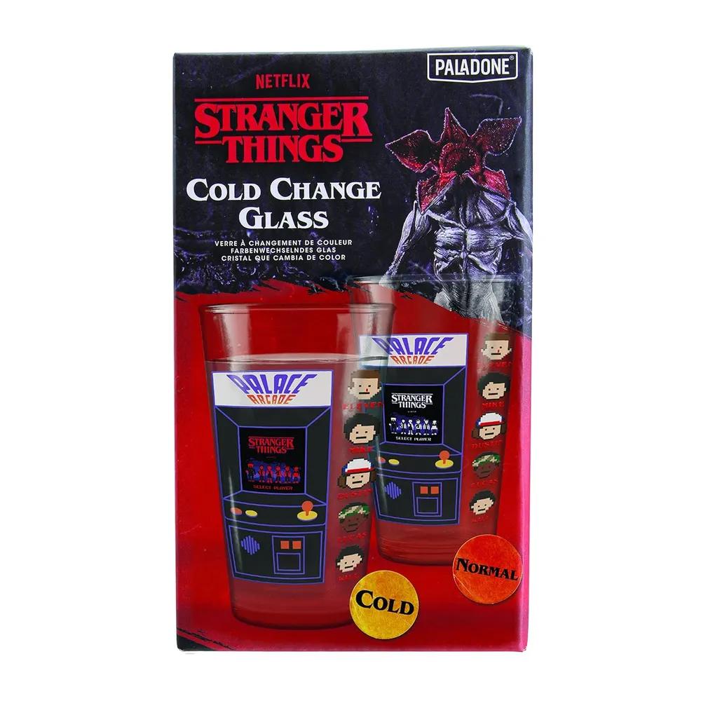 Paladone Stranger Things Palace Arcade, vaso cambia color oficial