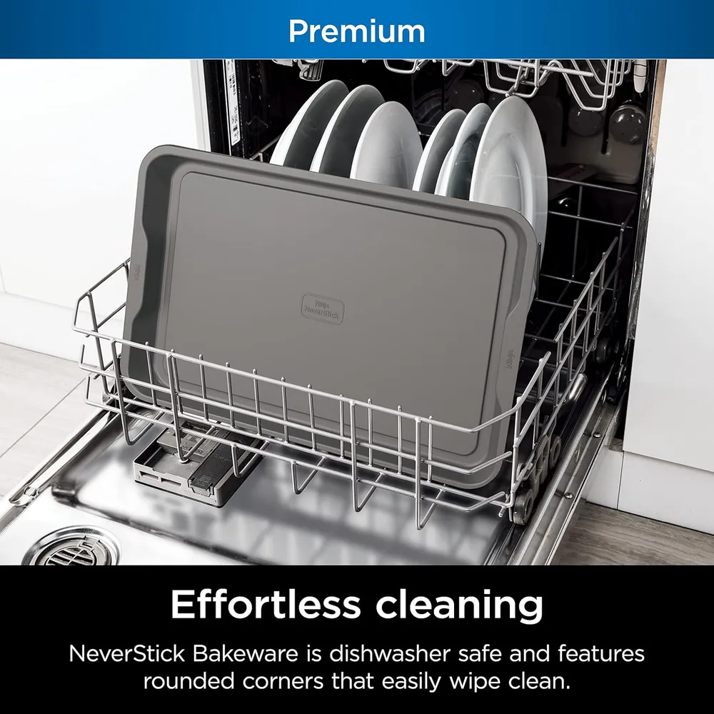 Ninja bandeja para hornear B30017 Foodi Neverstick Premium, antiadherente | Gris