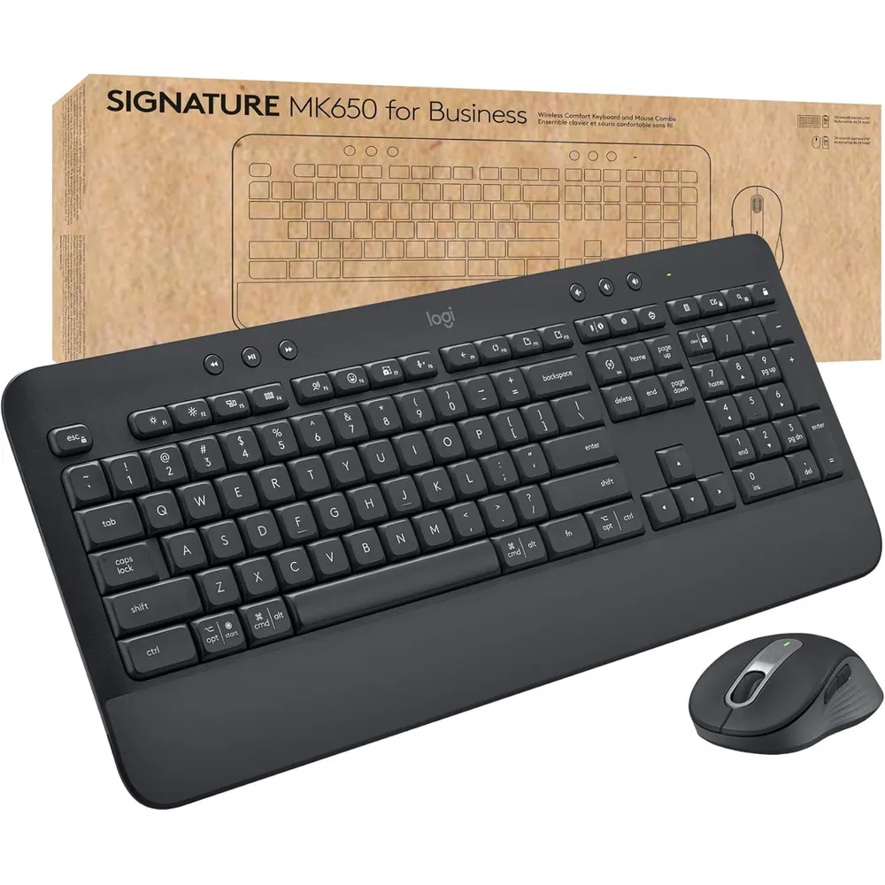 COMBO TECLADO Y MOUSE INALÁMBRICOS MK650 SIGNATURE LOGITECH