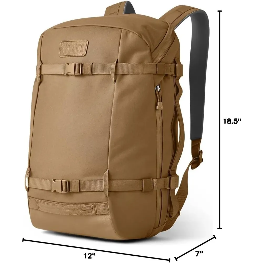 YETI Crossroads Mochila de Viaje de 22L | Marrón